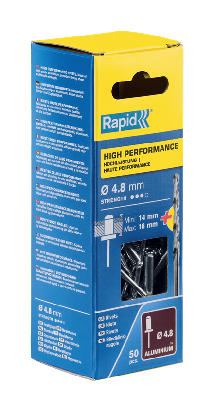 Rapid High performance rivet Ø4.8 x 20 mm | RAPID-REDESIGN